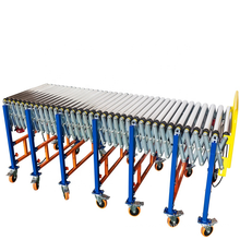 Flexible telescopic roller conveyor system of factory roller conveyor